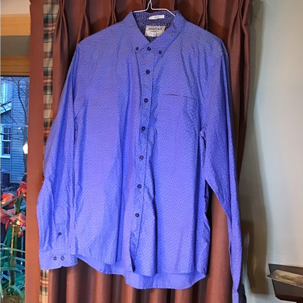 NWOT Heritage Casual Long Sleeve Shirt in Size XL